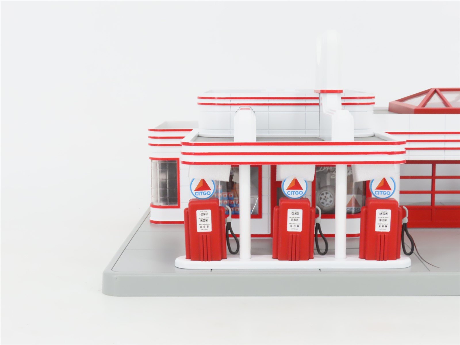 O 1/48 Scale MTH RailKing 30-9113 CITGO Operating Gas Station w/ Sound