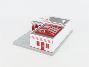 O 1/48 Scale MTH RailKing 30-9113 CITGO Operating Gas Station w/ Sound