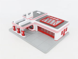 O 1/48 Scale MTH RailKing 30-9113 CITGO Operating Gas Station w/ Sound