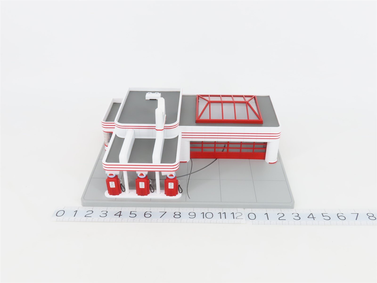 O 1/48 Scale MTH RailKing 30-9113 CITGO Operating Gas Station w/ Sound