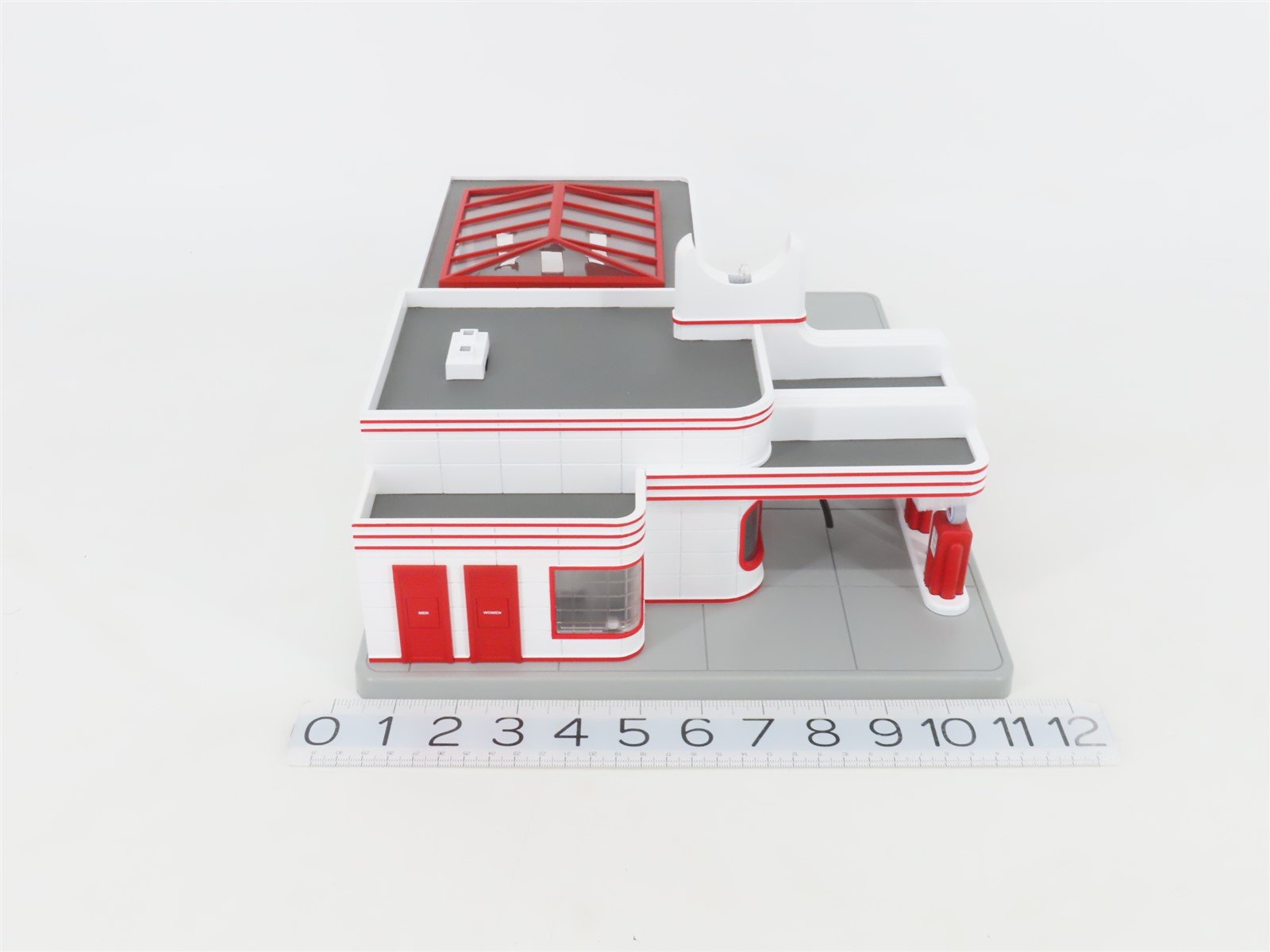 O 1/48 Scale MTH RailKing 30-9113 CITGO Operating Gas Station w/ Sound