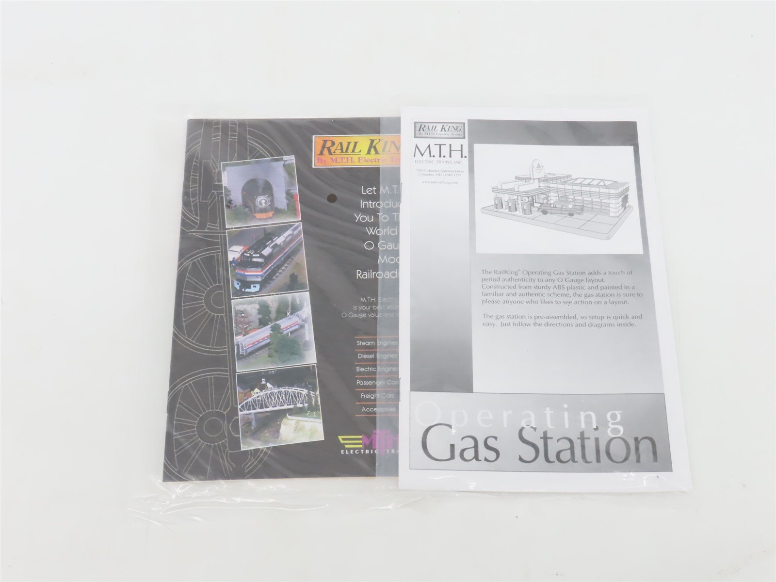 O 1/48 Scale MTH RailKing 30-9113 CITGO Operating Gas Station w/ Sound