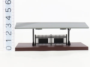 O 1/48 Scale MTH RailKing 30-9006 Passenger Station Platform - Gray & Brown
