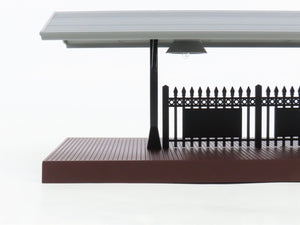 O 1/48 Scale MTH RailKing 30-9006 Passenger Station Platform - Gray & Brown