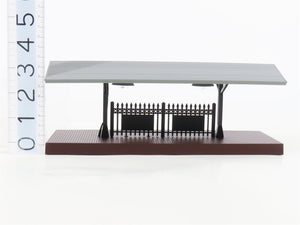 O 1/48 Scale MTH RailKing 30-9006 Passenger Station Platform - Gray & Brown