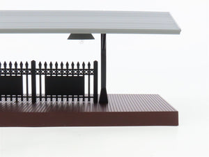 O 1/48 Scale MTH RailKing 30-9006 Passenger Station Platform - Gray & Brown
