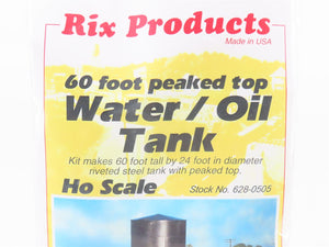 O 1/48 Scale Rix Kit #628-0505 Peaked Top 60' Riveted Steel Water/Oil Tank