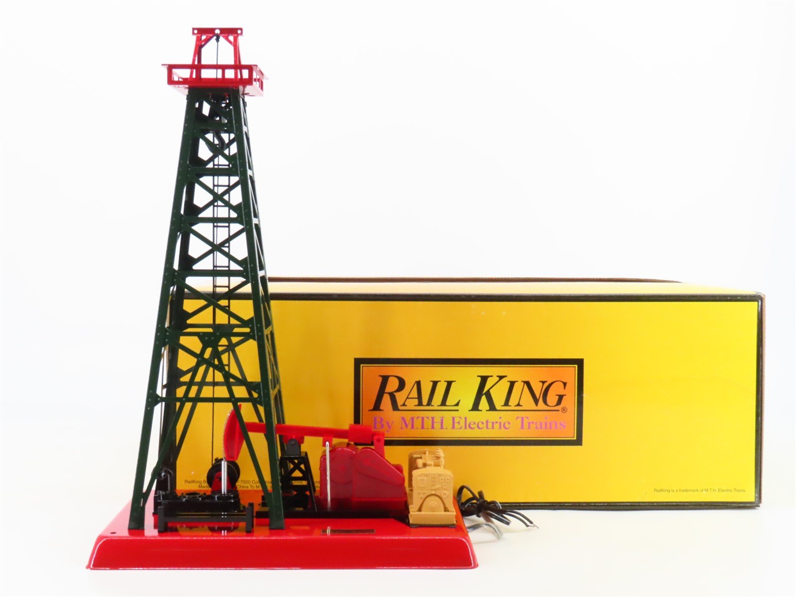 O 1/48 Scale MTH RailKing 30-9027 No. 455 Sunoco Oil Derrick