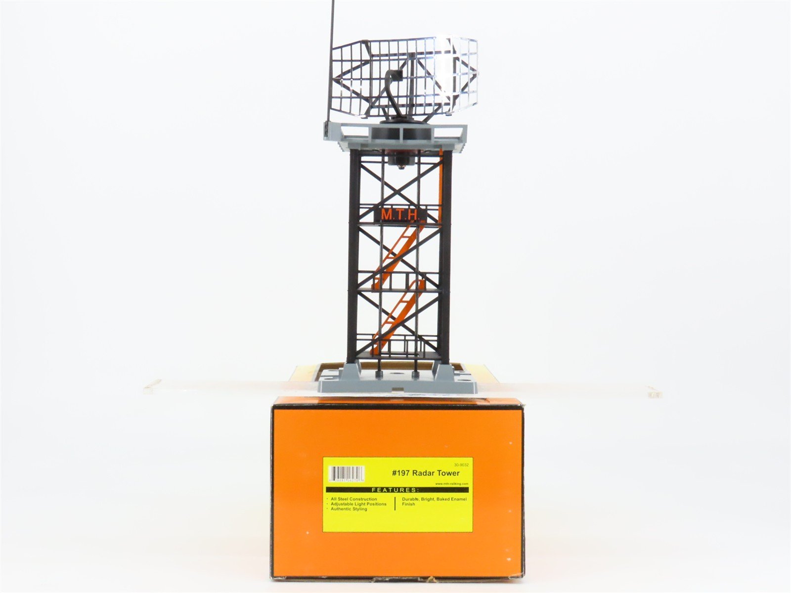 O 1/48 Scale MTH RailKing 30-9032 No. 197 Operating Radar Tower