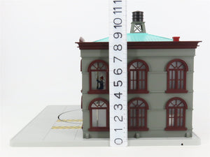 O Scale MTH Rail King 30-9112 Operating Fire House Building