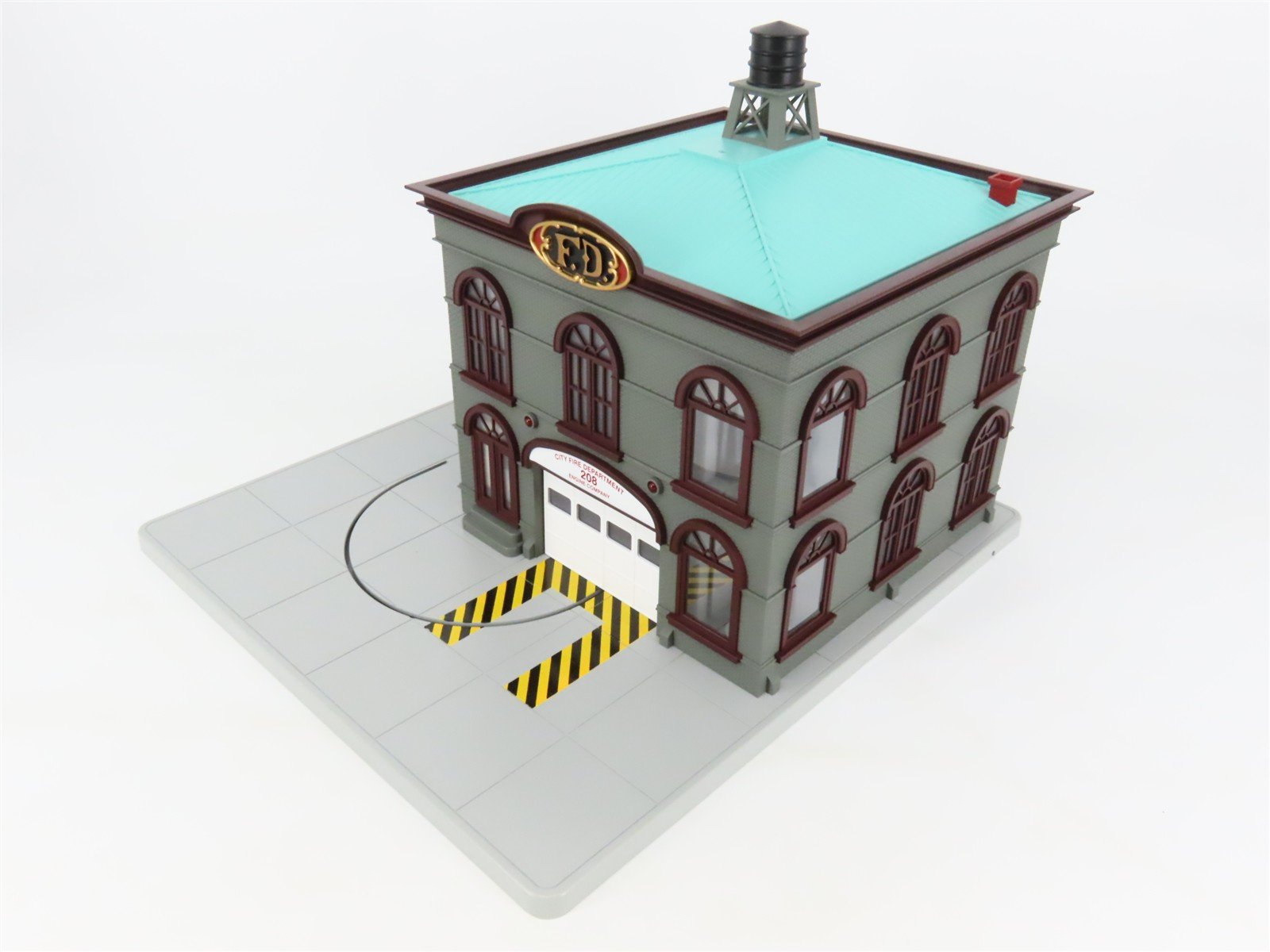 O Scale MTH Rail King 30-9112 Operating Fire House Building