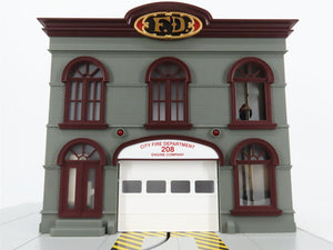 O Scale MTH Rail King 30-9112 Operating Fire House Building