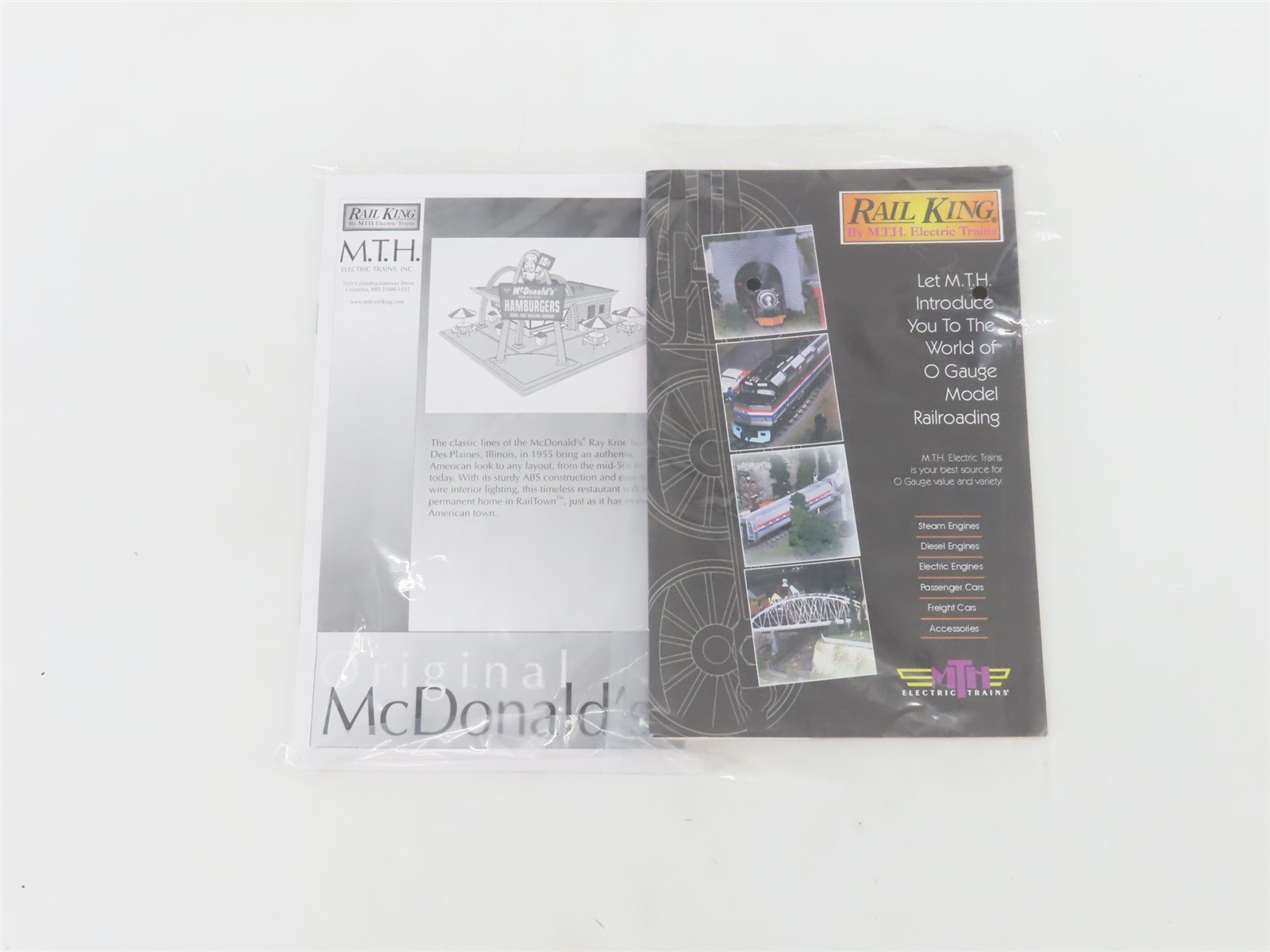 O 1/48 Scale MTH RailKing 30-9034 Original McDonald's Restaurant