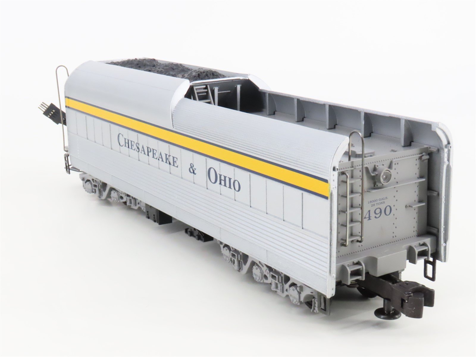 O 3-Rail Lionel Semi-Scale 6-18043 C&O 4-6-4 Hudson Steam #490 w/ TMCC & Sound