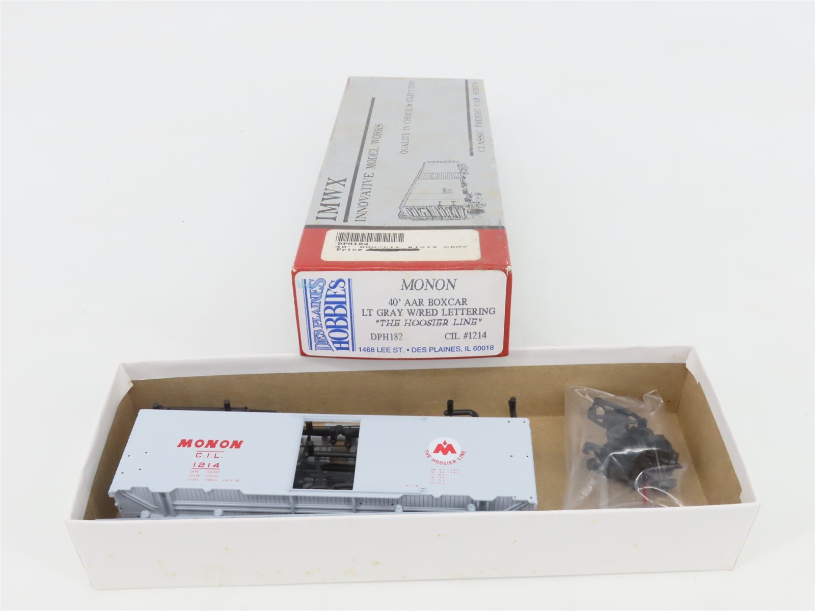 HO IMWX/Des Plaines Hobbies Kit DPH182 CIL 