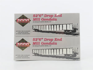HO Scale Life-Like Proto 2000 Kit 21045 NYC New York Central Mill Gondola 4-Pack