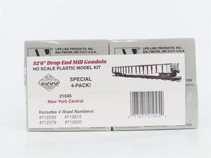 HO Scale Life-Like Proto 2000 Kit 21045 NYC New York Central Mill Gondola 4-Pack