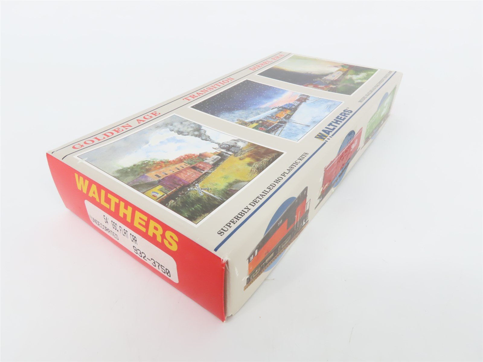 HO Scale Walthers Kit 932-3750 Undecorated 54' GSC Flat Car