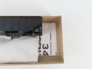 HO Scale Athearn Kit 5447 Undecorated 34' Rib Side 2-Bay Open Hopper