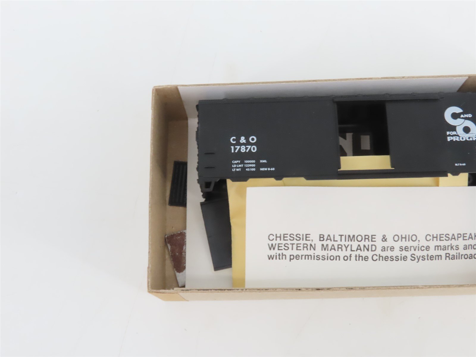 HO Athearn/Bev-Bel Kit 1003 C&O Chesapeake & Ohio 