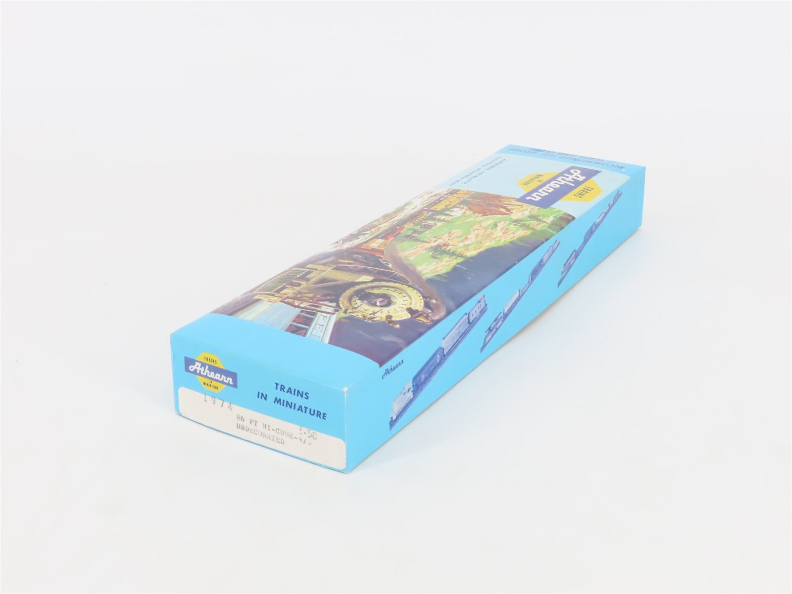 HO Scale Athearn Kit 1974 Undecorated 86' Hi-Cube 4-Door Box Car