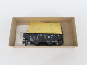 HO Scale Athearn Kit C&O Chesapeake & Ohio 34' 2-Bay Open Hopper #53301