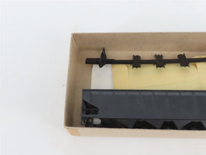 HO Scale Athearn Kit 1749 Undecorated Black 4-Bay Open Hopper