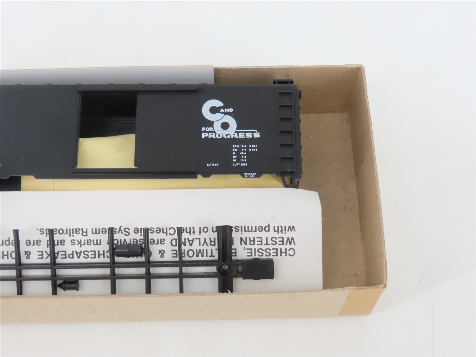 HO Athearn/Bev-Bel Kit 1003 C&O Chesapeake & Ohio 