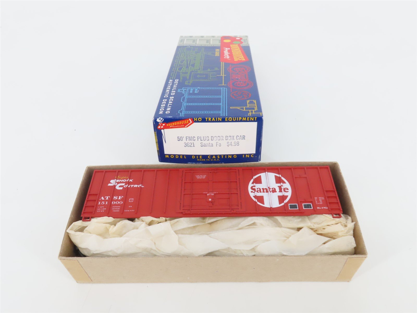 HO Scale Roundhouse Kit 3621 ATSF Santa Fe 