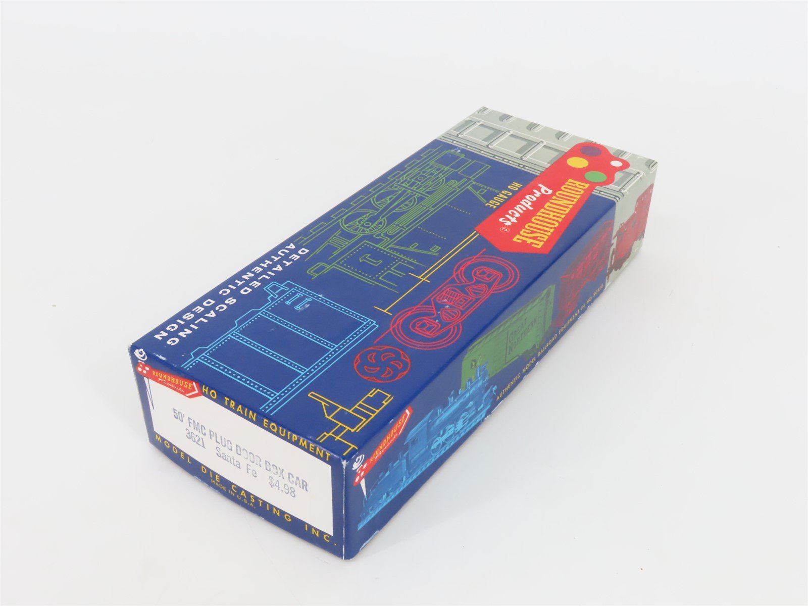 HO Scale Roundhouse Kit 3621 ATSF Santa Fe 