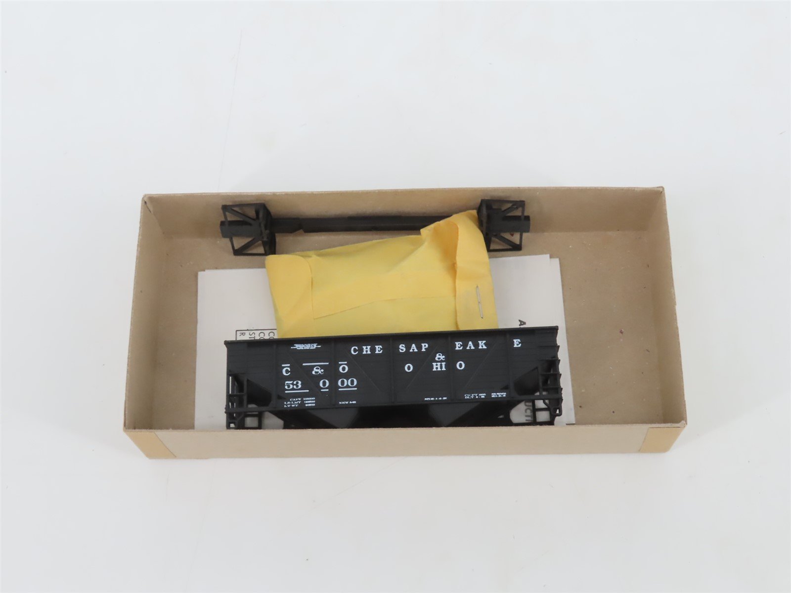 HO Athearn Kit C&O Chesapeake & Ohio 34' 2-Bay Composite Side Open Hopper #53000