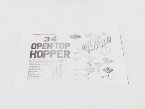 HO Athearn Kit C&O Chesapeake & Ohio 34' 2-Bay Composite Side Open Hopper #53000