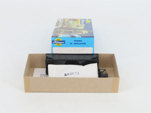 HO Scale Athearn Kit 5447 Undecorated Black 34' 2-Bay Rib Side Open Hopper