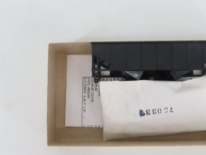 HO Scale Athearn Kit 5447 Undecorated Black 34' 2-Bay Rib Side Open Hopper