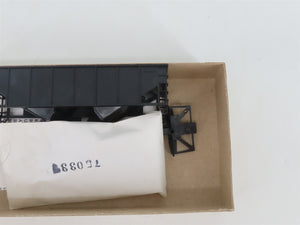 HO Scale Athearn Kit 5447 Undecorated Black 34' 2-Bay Rib Side Open Hopper