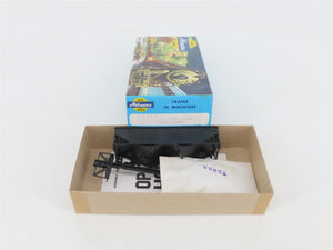 HO Scale Athearn Kit 5447 Undecorated Black 34' 2-Bay Rib Side Open Hopper