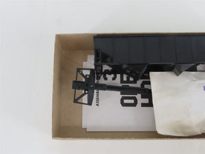 HO Scale Athearn Kit 5447 Undecorated Black 34' 2-Bay Rib Side Open Hopper