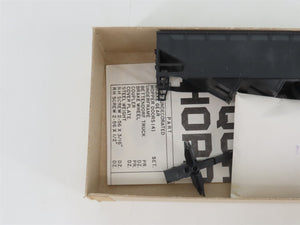 HO Scale Athearn Kit 1749 Undecorated Black 4- Bay Open Hopper