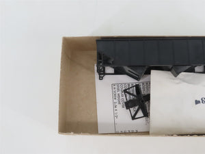 HO Scale Athearn Kit 5447 Undecorated Black 34' 2-Bay Rib Side Open Hopper