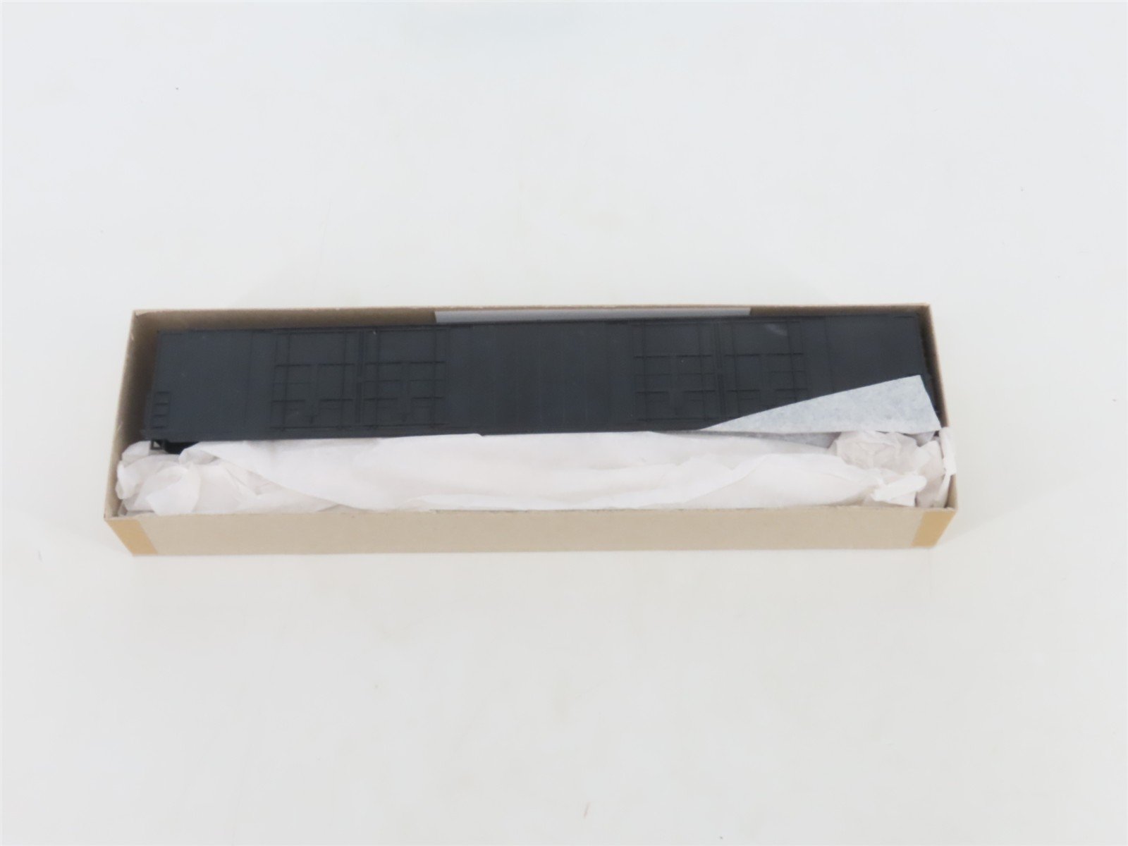 HO Scale Athearn Kit 1985 Undecorated Black 86' Hi-Cube 8-Door Box Car