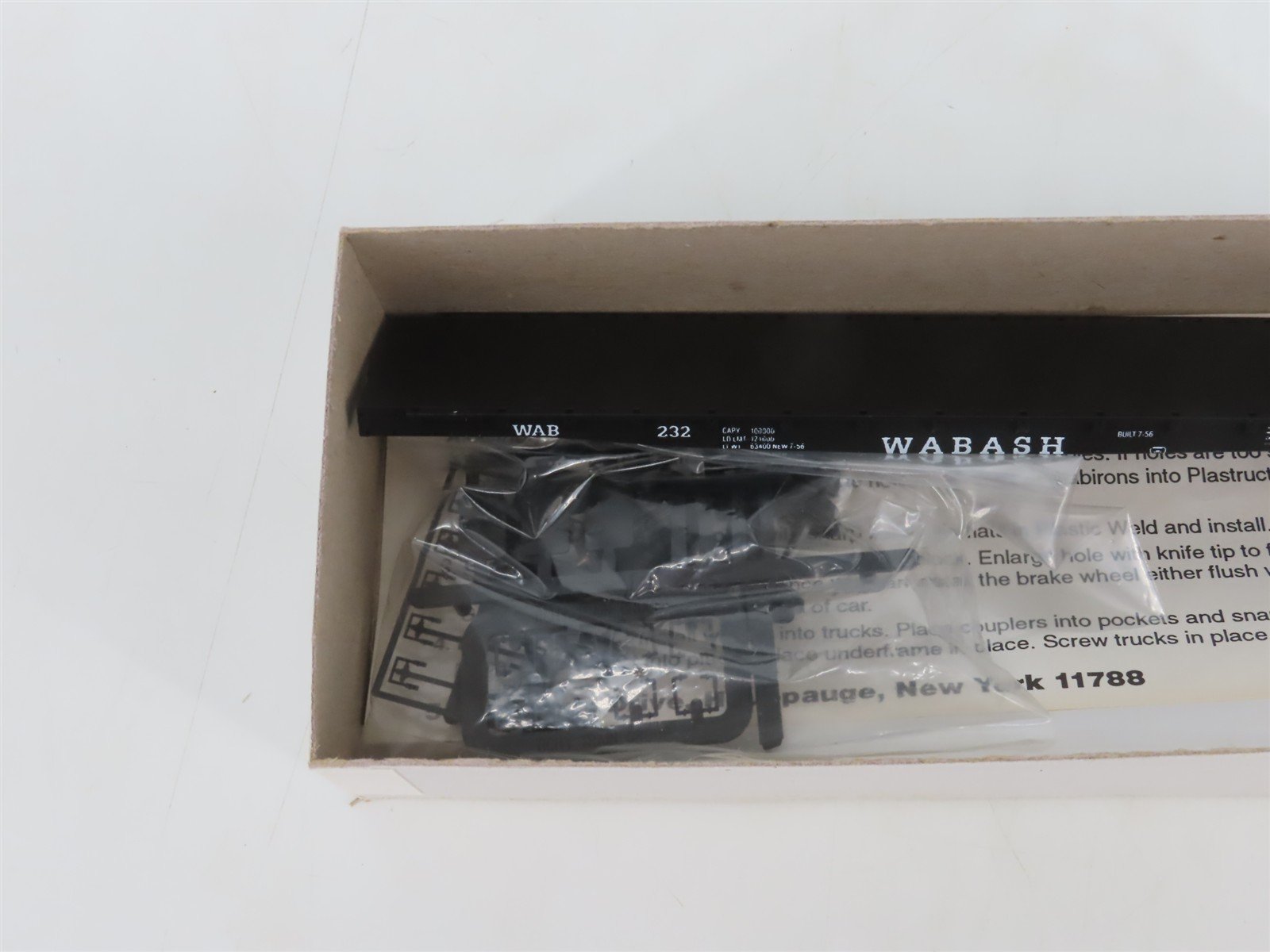HO Scale Tichy Train Group Kit 1002 WAB Wabash GSC 53'6
