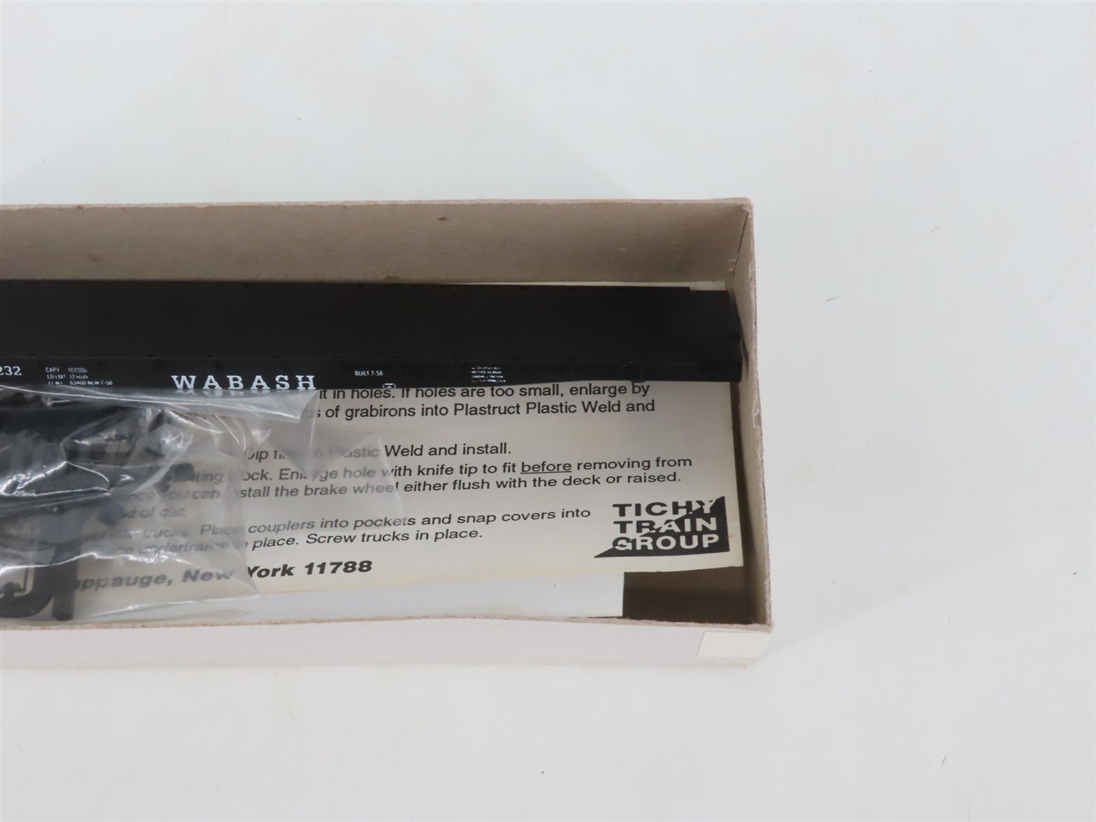 HO Scale Tichy Train Group Kit 1002 WAB Wabash GSC 53'6