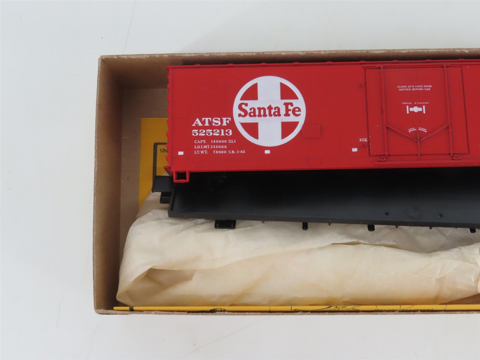 HO Scale Details West Kit BC-801 ATSF Santa Fe 50' Plug Door Box Car #525213