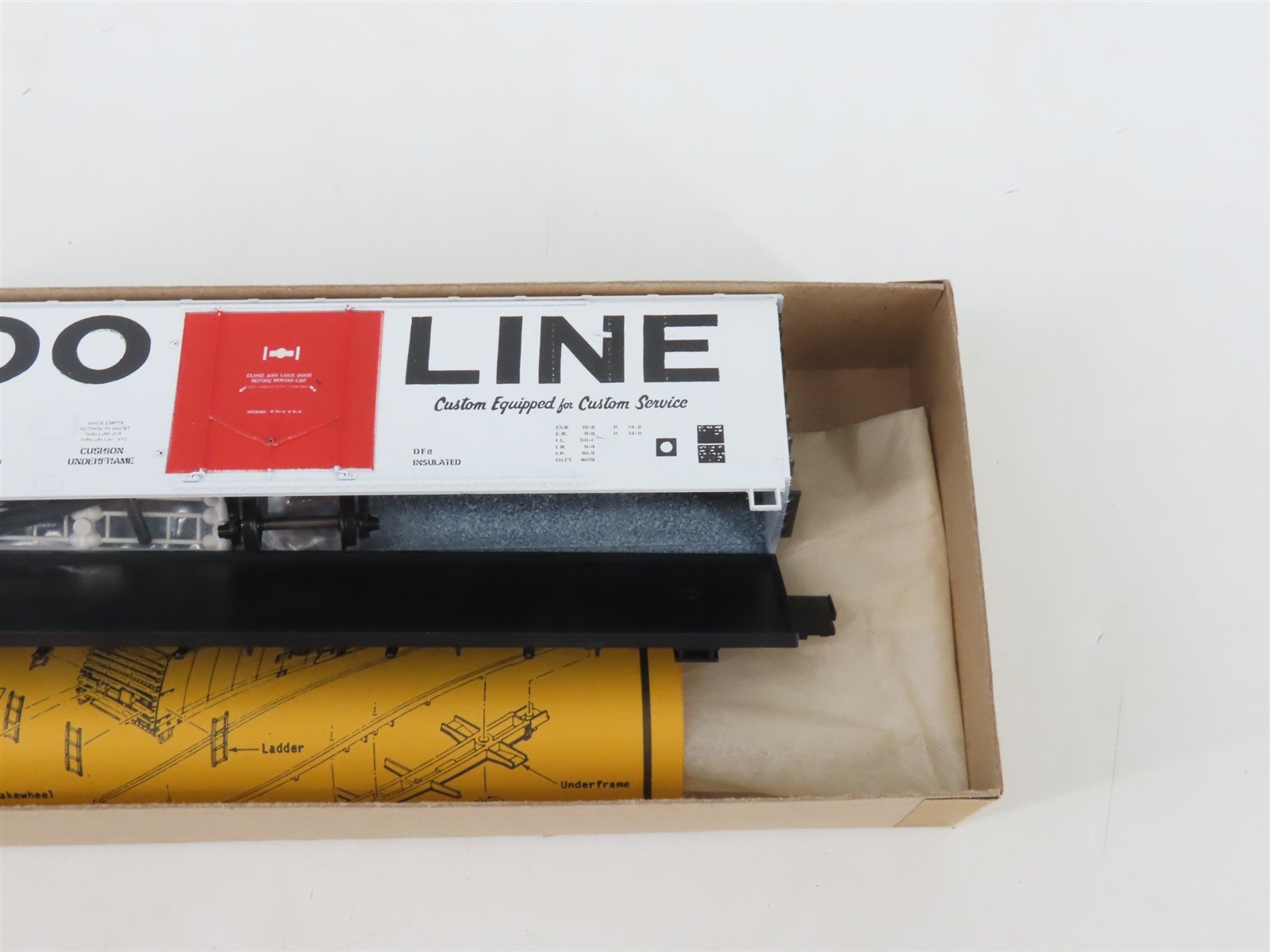 HO Scale Details West Kit BC-802 SOO Line 50' Plug Door Box Car #177570