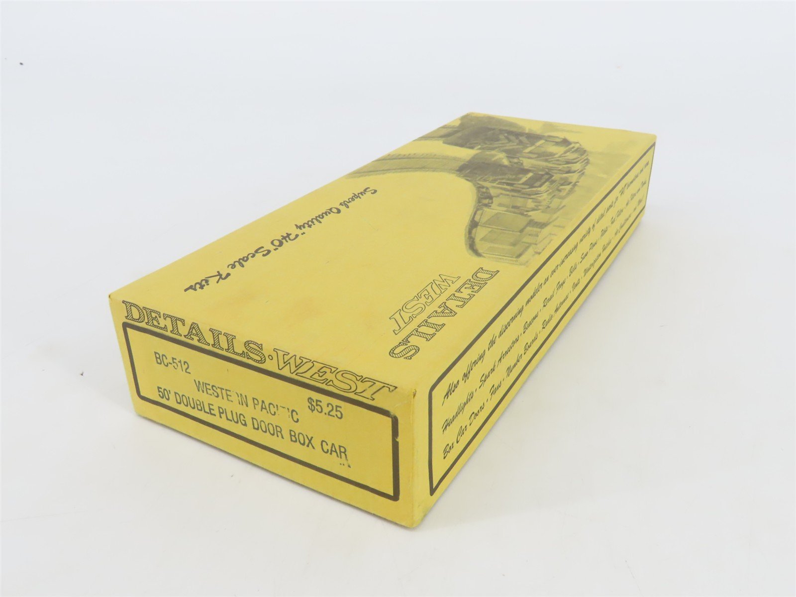 HO Scale Details West Kit BC-512 WP Western Pacific 50' Plug Door Box Car #62035