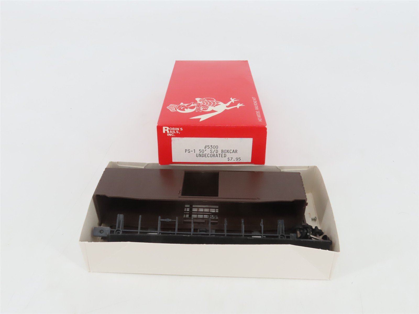 HO Scale Robin's Rails Kit 5300 Undecorated 50' PS-1 Single Door Box Car