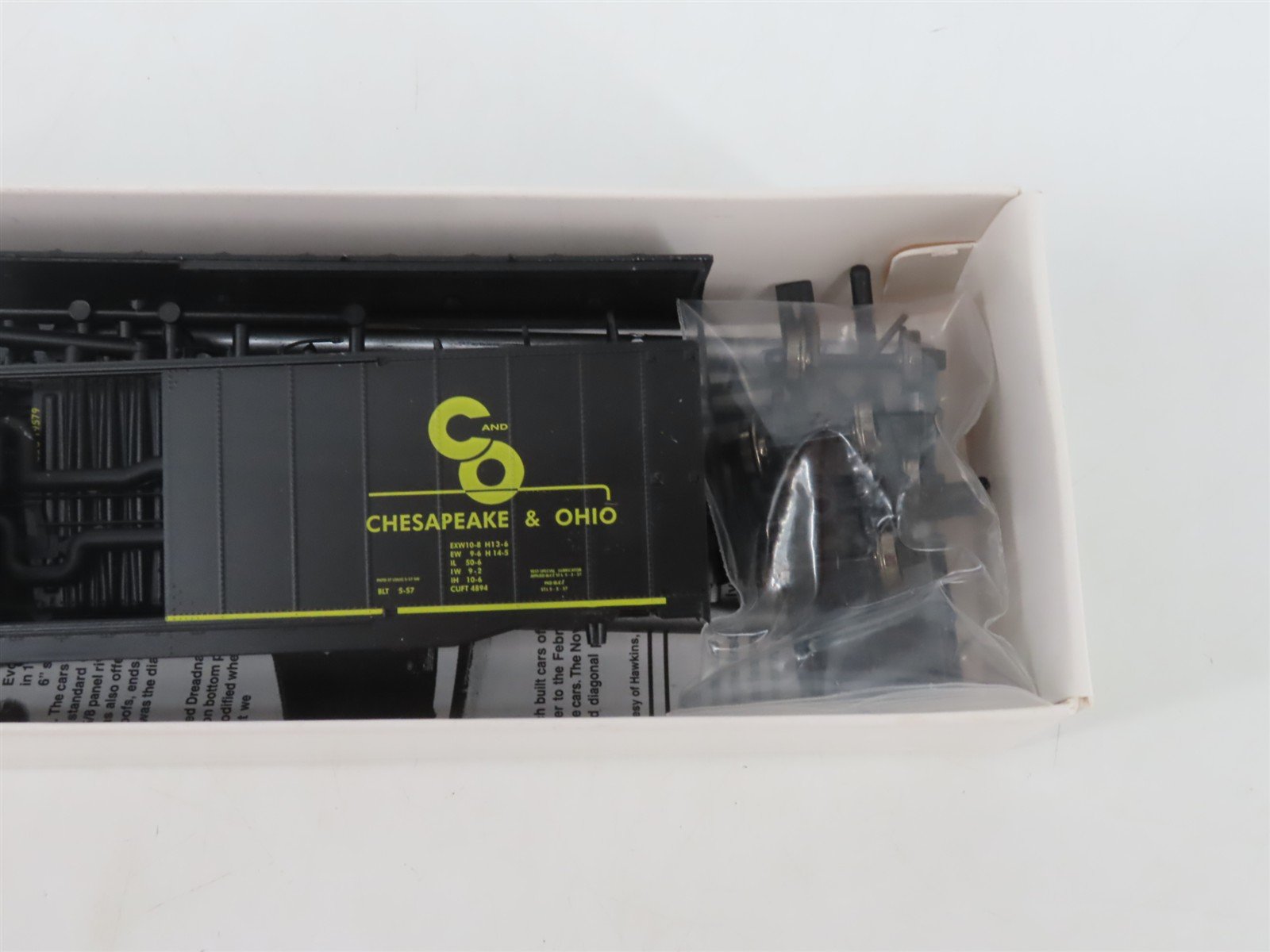 HO Scale Branchline Blueprint Series Kit 1022 C&O 