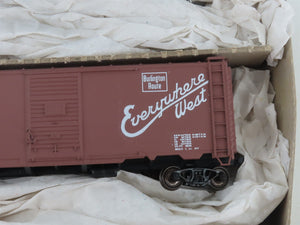 HO Scale Accurail Kit 3304 CB&Q, C&S, FW&D Burlington Route Box Cars 3-Pack
