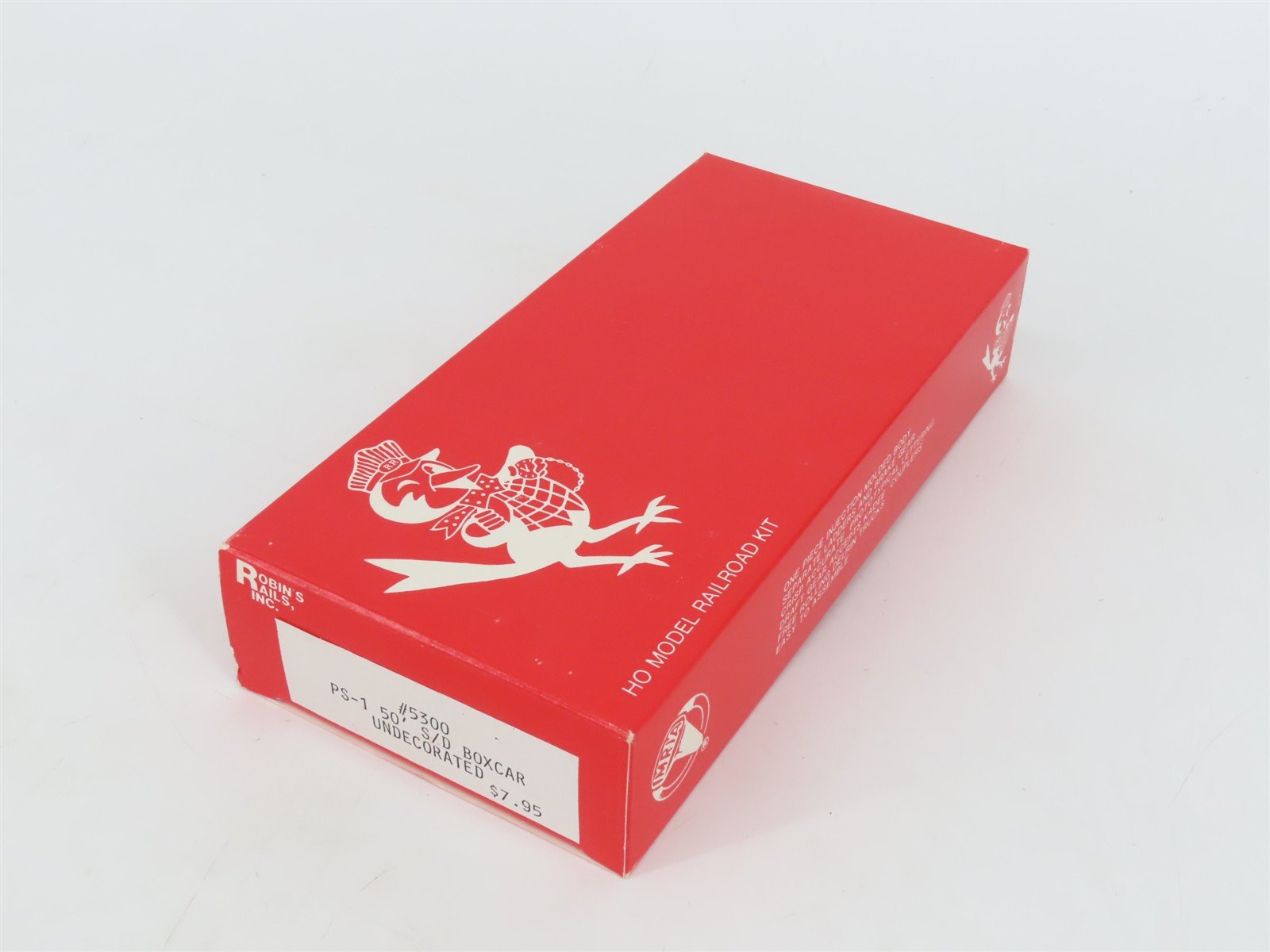 HO Scale Robin's Rails Kit 5300 Undecorated PS-1 50' Single Door Box Car