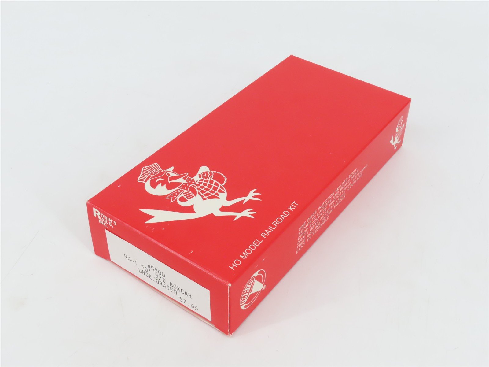 HO Scale Robin's Rails Kit 5300 Undecorated PS-1 50' Single Door Box Car